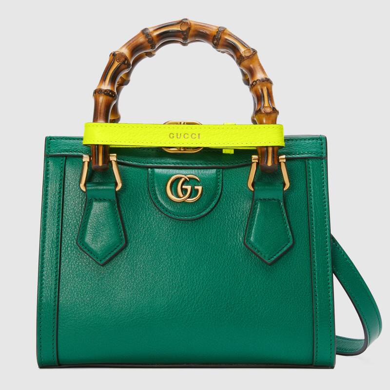 Gucci Diana Mini Tote Bag Shoulder Bag 655661 Green